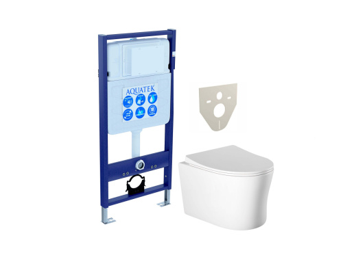 Сет унитаз + инсталляция Aquatek SET AQUATEK НИКА